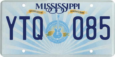 MS license plate YTQ085