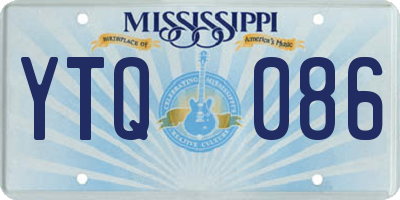 MS license plate YTQ086