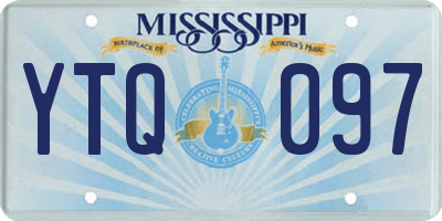 MS license plate YTQ097