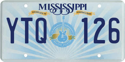 MS license plate YTQ126