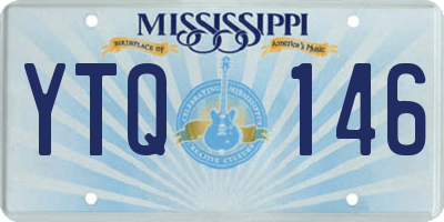 MS license plate YTQ146