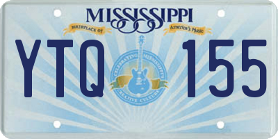 MS license plate YTQ155