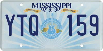 MS license plate YTQ159