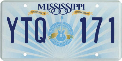 MS license plate YTQ171