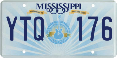 MS license plate YTQ176