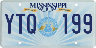 MS license plate YTQ199