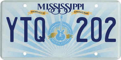MS license plate YTQ202