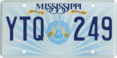 MS license plate YTQ249