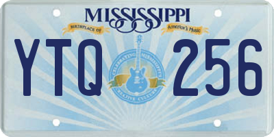 MS license plate YTQ256