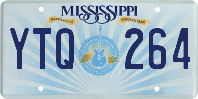 MS license plate YTQ264