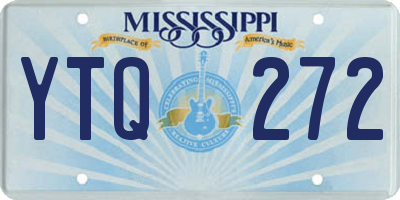 MS license plate YTQ272