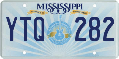 MS license plate YTQ282