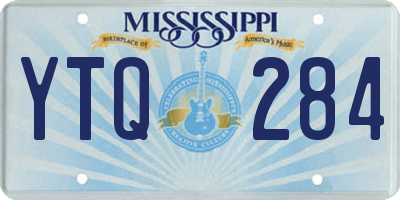 MS license plate YTQ284