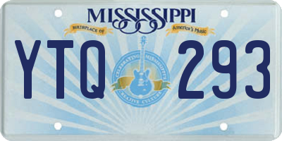 MS license plate YTQ293