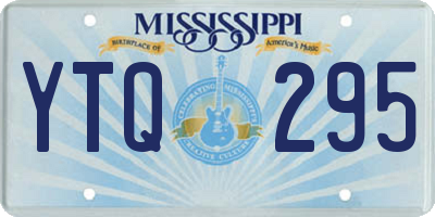 MS license plate YTQ295