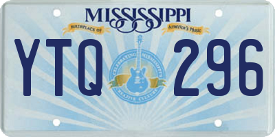 MS license plate YTQ296