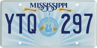 MS license plate YTQ297