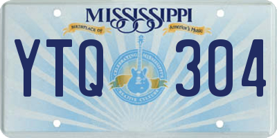 MS license plate YTQ304