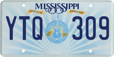 MS license plate YTQ309