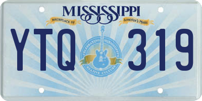 MS license plate YTQ319