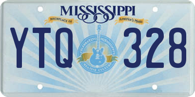 MS license plate YTQ328