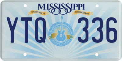 MS license plate YTQ336