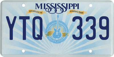 MS license plate YTQ339