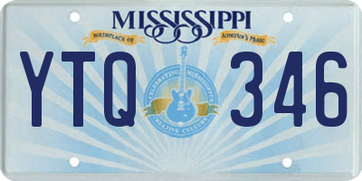MS license plate YTQ346