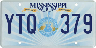 MS license plate YTQ379