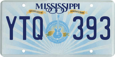 MS license plate YTQ393