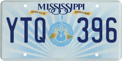 MS license plate YTQ396