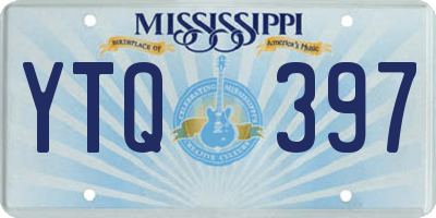 MS license plate YTQ397