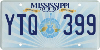 MS license plate YTQ399