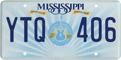 MS license plate YTQ406