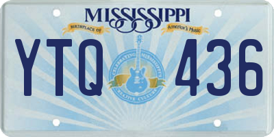 MS license plate YTQ436