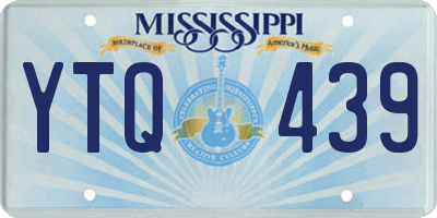 MS license plate YTQ439