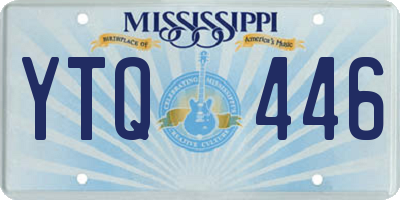 MS license plate YTQ446