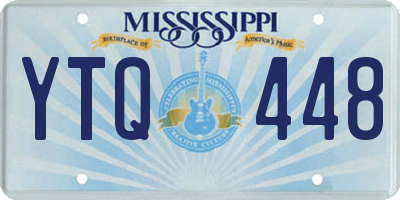 MS license plate YTQ448