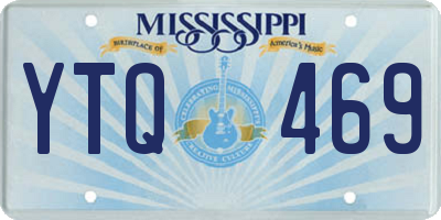 MS license plate YTQ469