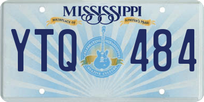MS license plate YTQ484