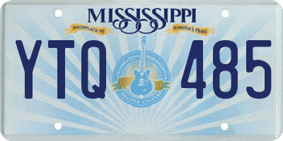 MS license plate YTQ485