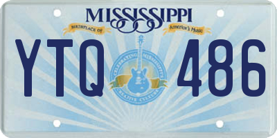 MS license plate YTQ486