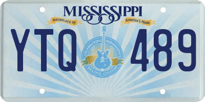 MS license plate YTQ489