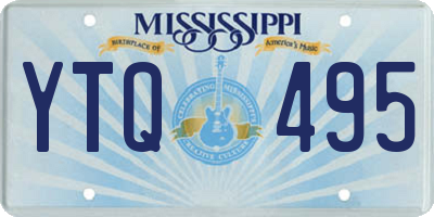 MS license plate YTQ495