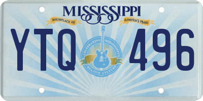 MS license plate YTQ496