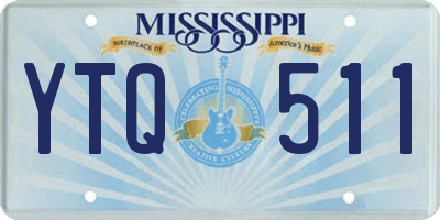 MS license plate YTQ511