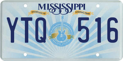 MS license plate YTQ516