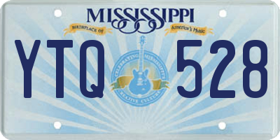 MS license plate YTQ528