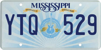 MS license plate YTQ529