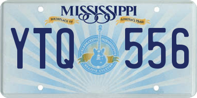 MS license plate YTQ556